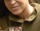 Zara with Kitten in Santa Cruz Mountains 2